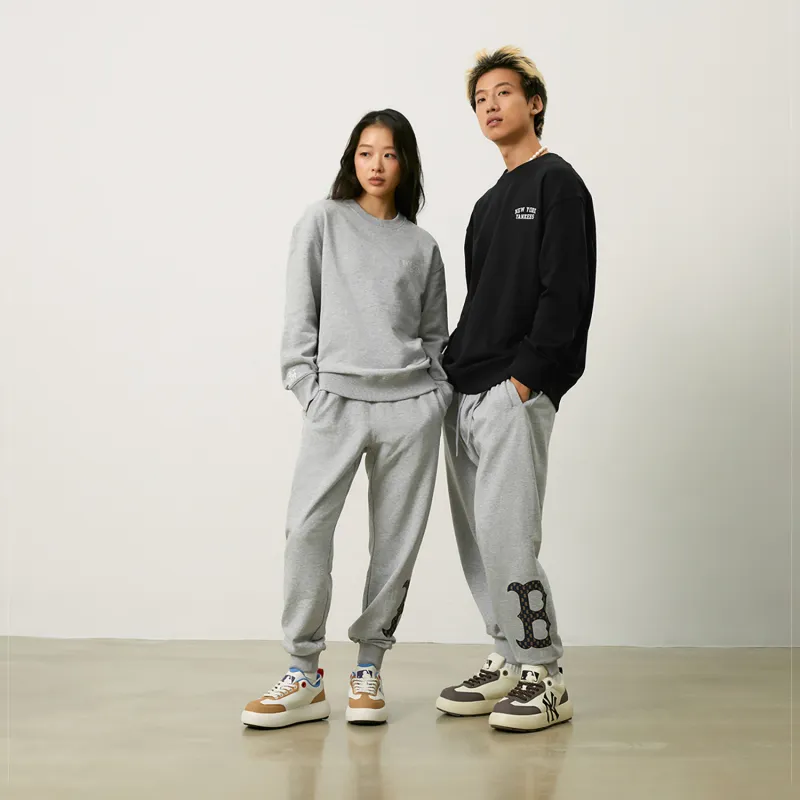 MLB New York Yankees Basic Collection 24FW Pre Fall Pullover Sweatshirt Unisex Black-6
