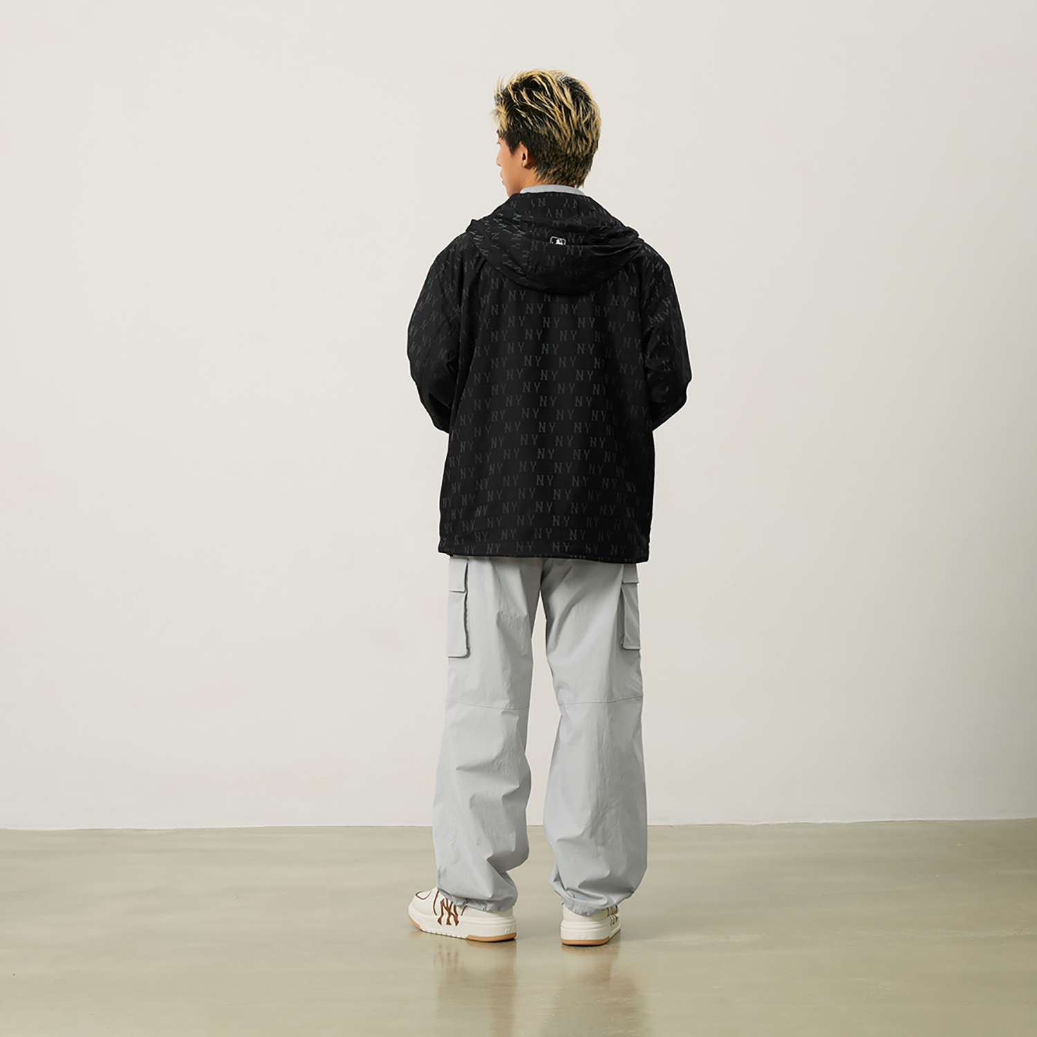 MLB Yankees ジャージ 黒/黄色 MLB Monogram Collection New York Yankees Jackets Unisex