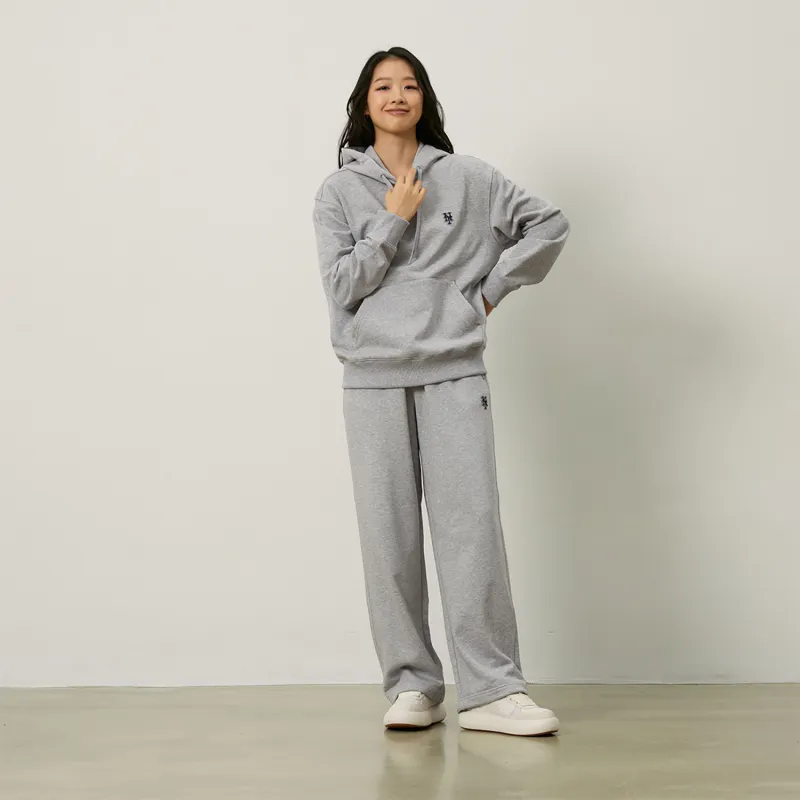 MLB Basic Collection New York Mets 24FW Pullover Early Autumn Hoodie Unisex Heather Gray-5