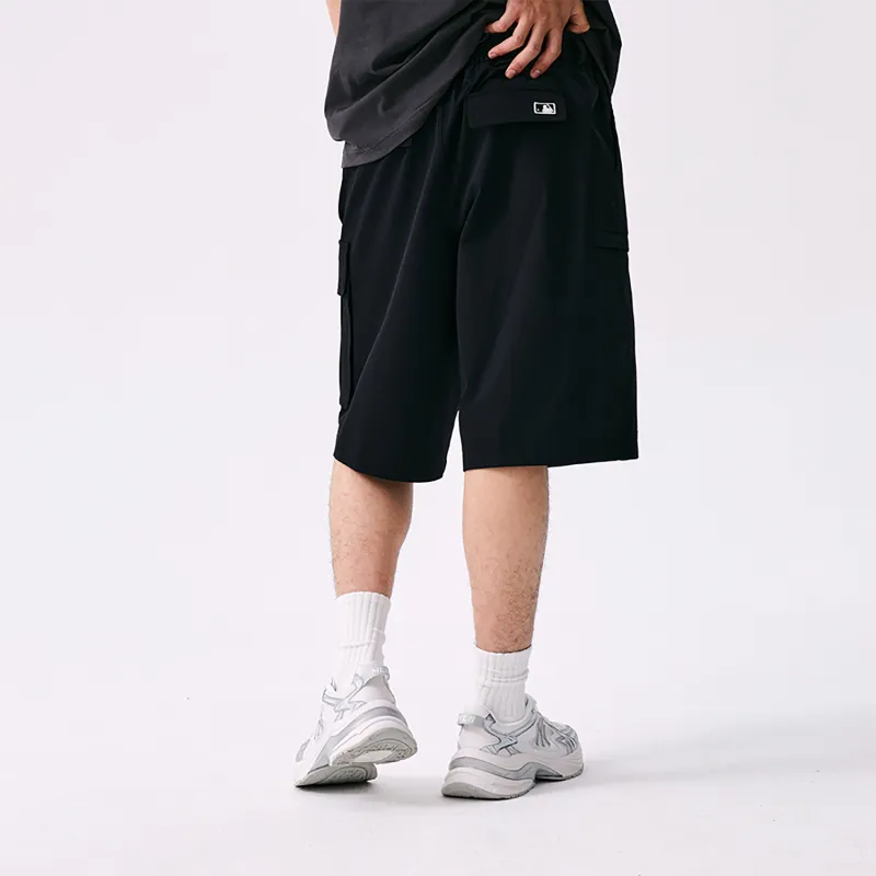 MLB New York Yankees Basic Collection SS25 Casual Shorts Unisex Black-2
