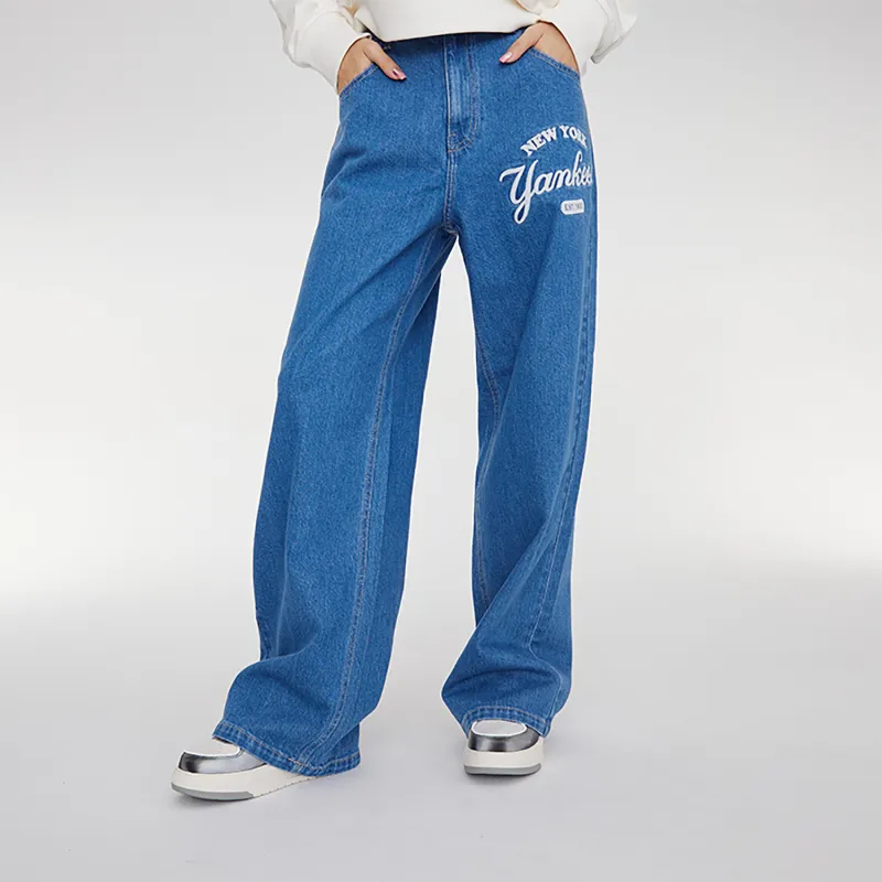 MLB New York Yankees Jeans Women's Blue-4