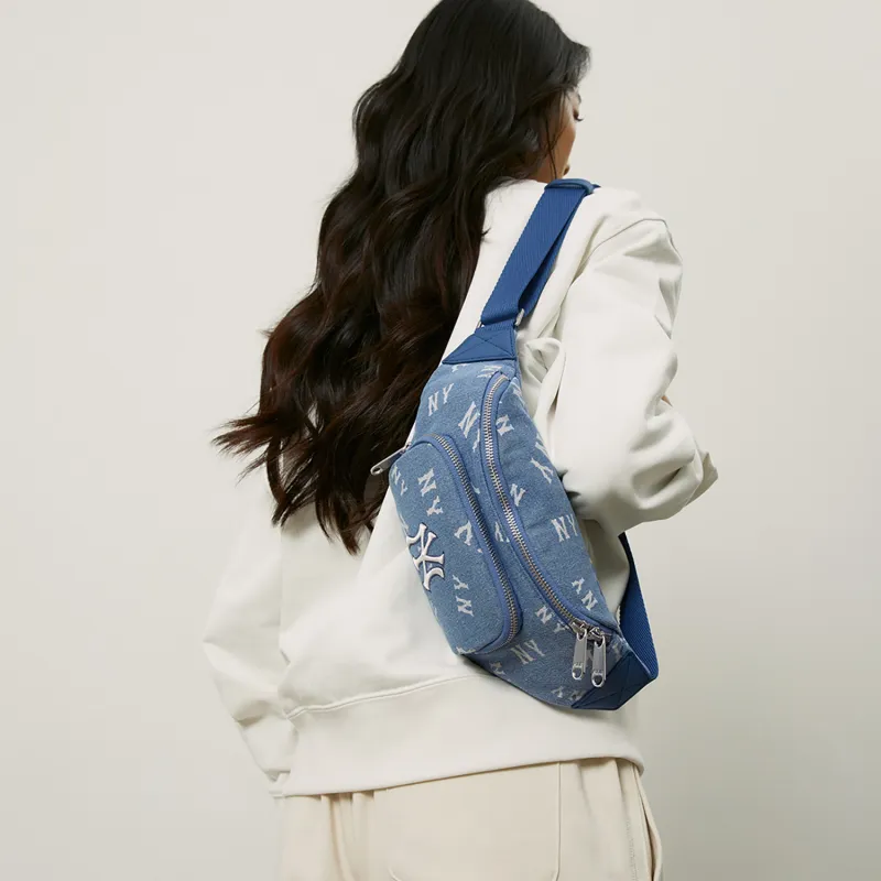 MLB 24FW Waist Bag Unisex Blue-4