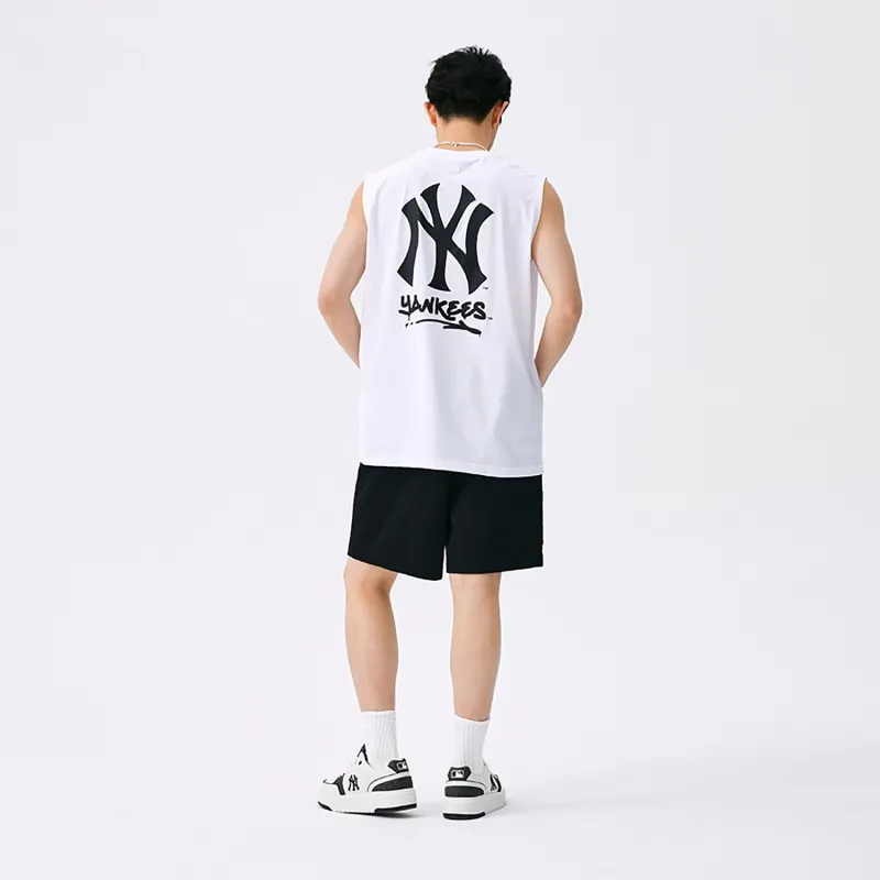 MLB New York Yankees Basic Collection SS25 Tank Top Unisex Ecru-3