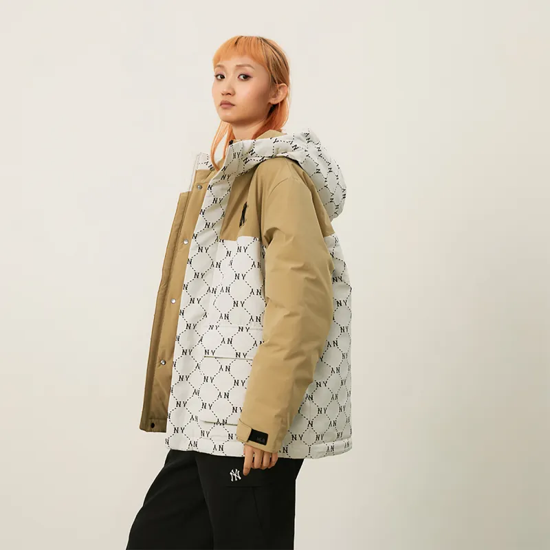 MLB MONOGRAM Collection New York Yankees FW24 Jacket Unisex Cream-4