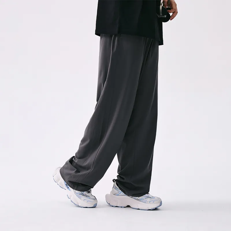 MLB Boston Red Sox Basic Collection SS25 Knitted Sweatpants Unisex Charcoal Gray-3