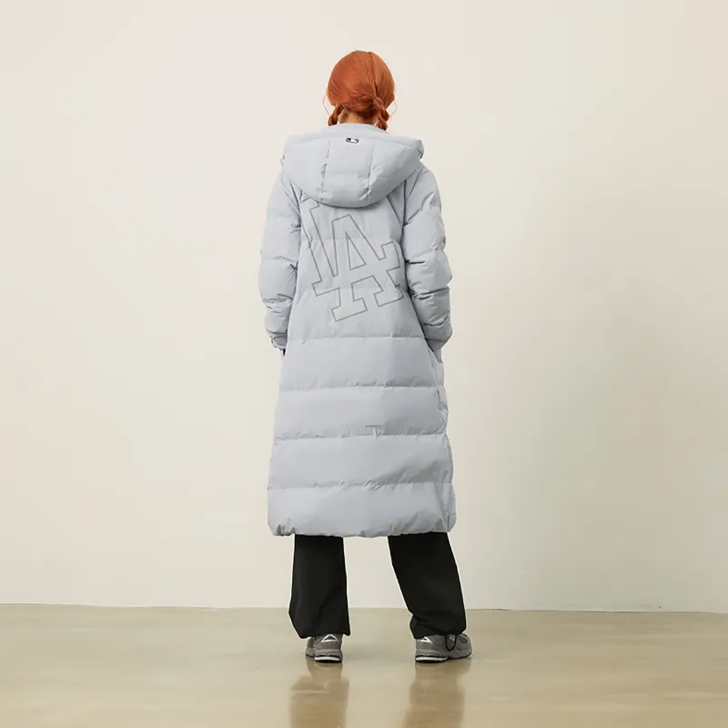 MLB Los Angeles Dodgers Basic Collection FW24 Down Jacket Unisex Light Gray-4