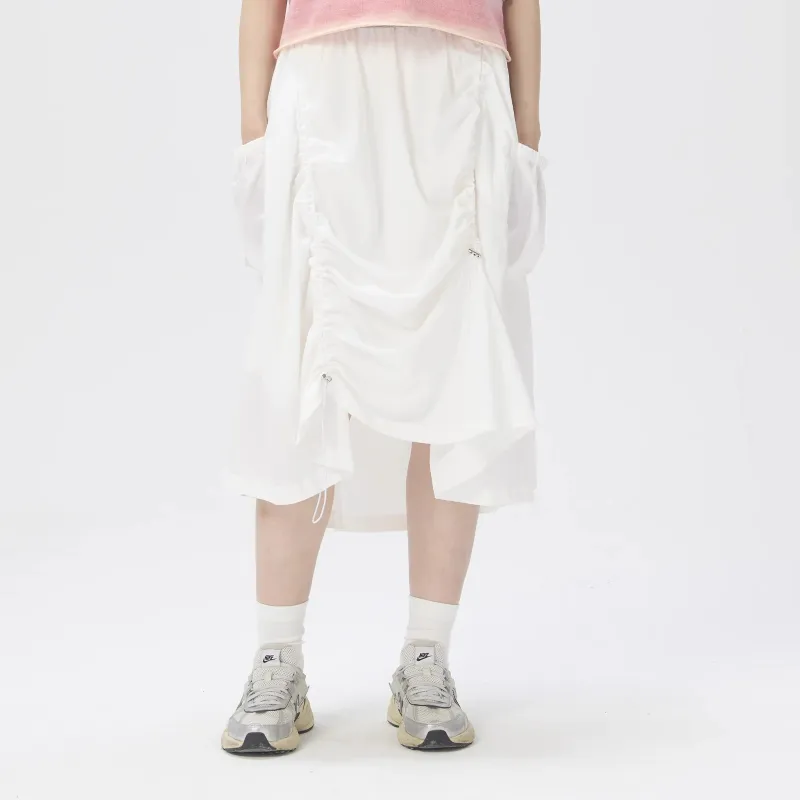 TRIP&CO Casual Long Skirt Women's White-1