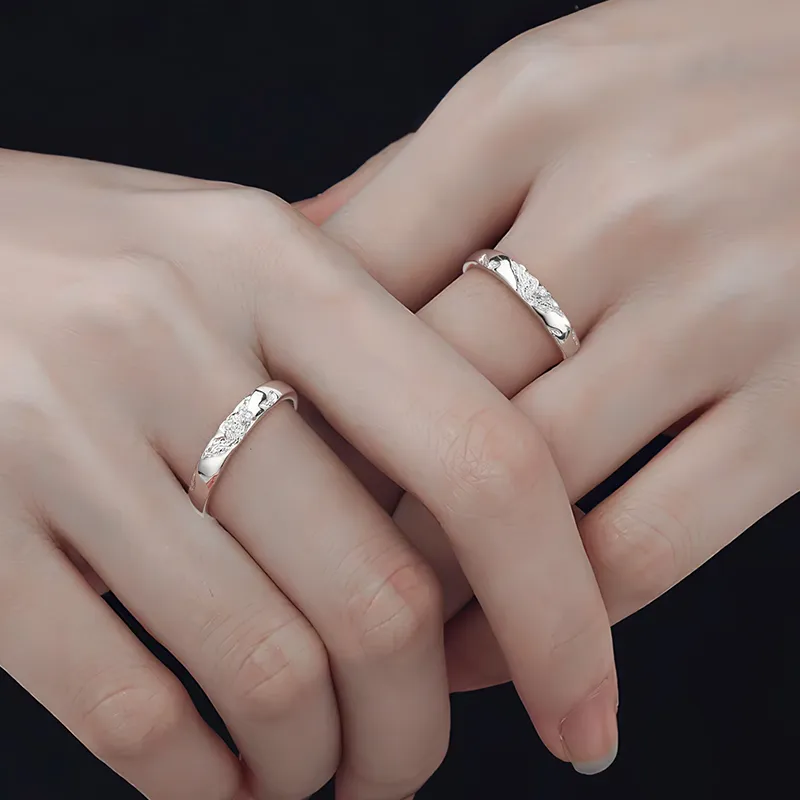 Central Fashion 925 Sterling Silver Rings Unisex-3