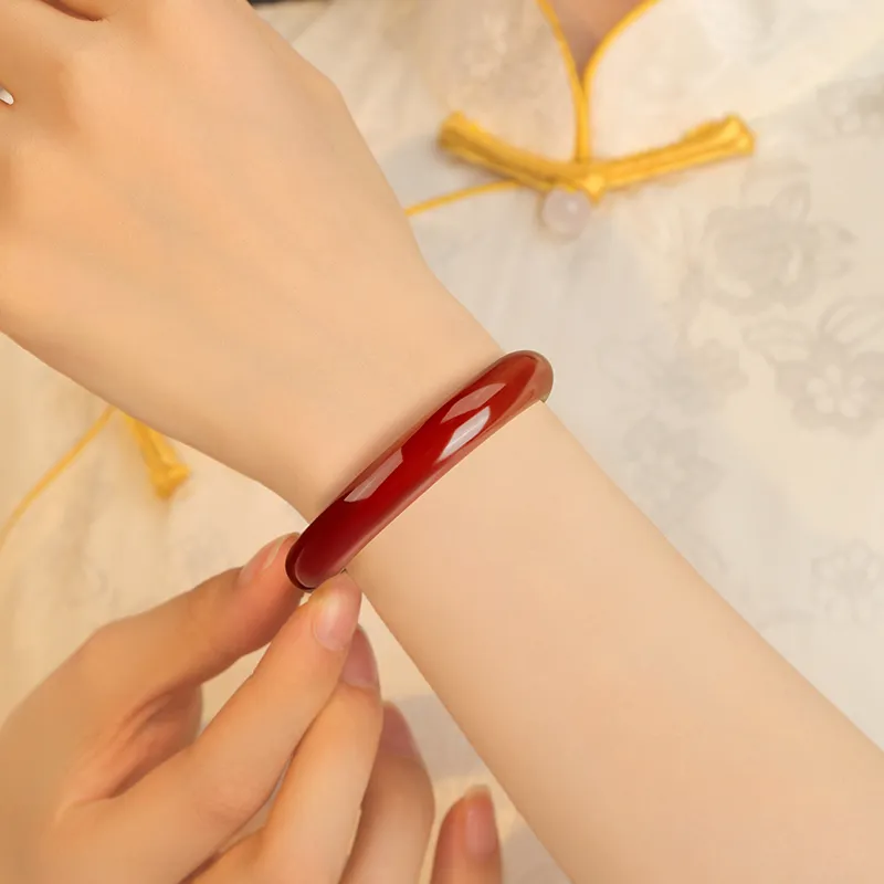Central Fashion Agate Bangles Women's-2