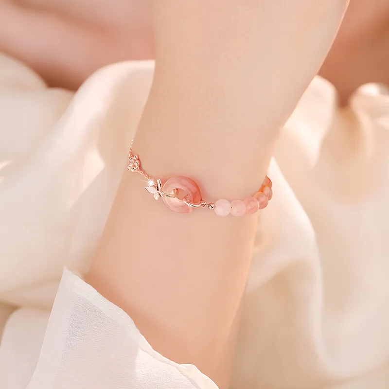 Central Fashion Chalcedony Bracelets Women's-4