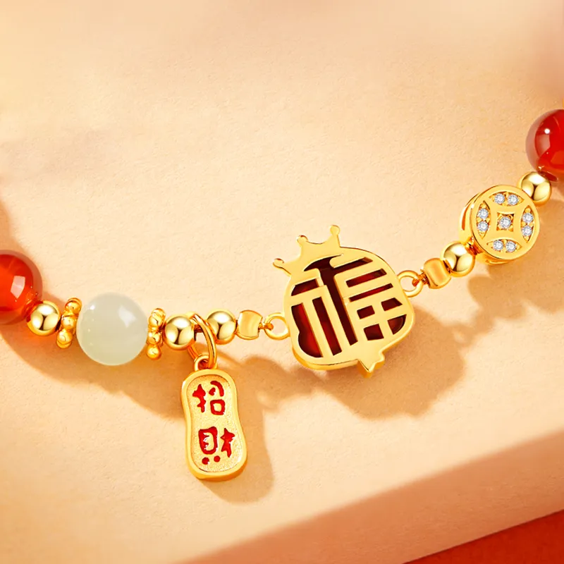 Central Fashion Agate Bracelets Women's-2