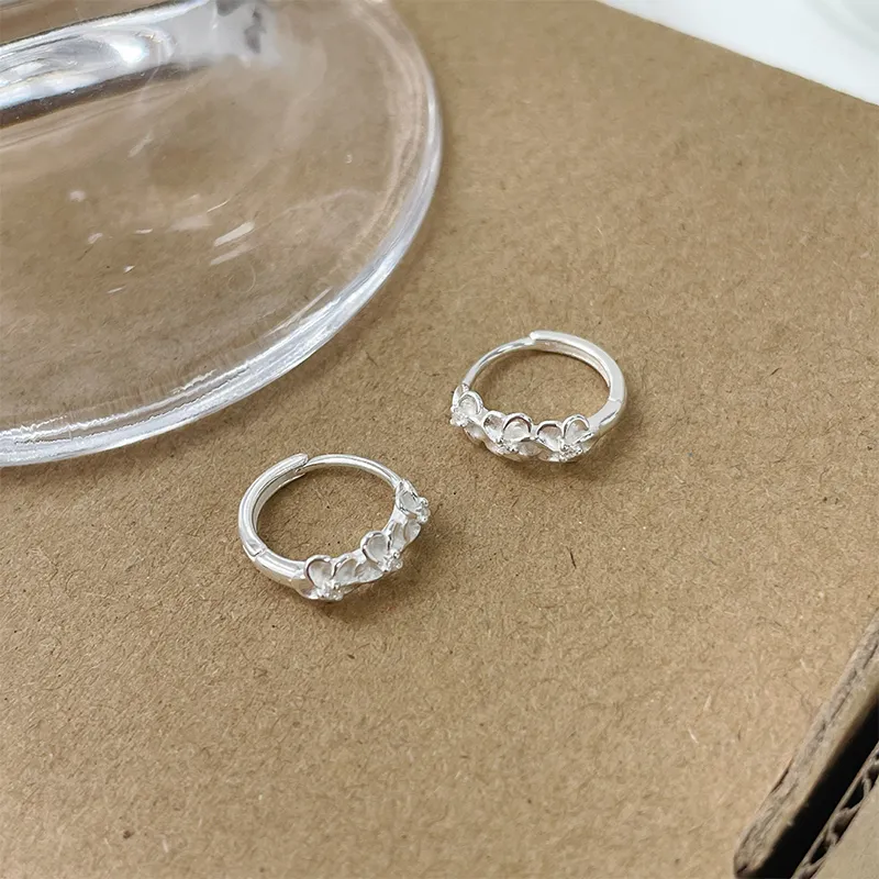 Central Fashion S925 Earrings Women's-2