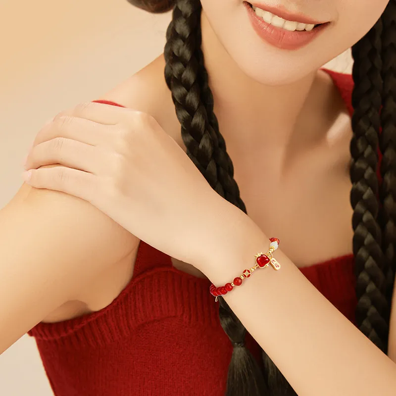 Central Fashion Agate Bracelets Women's-3