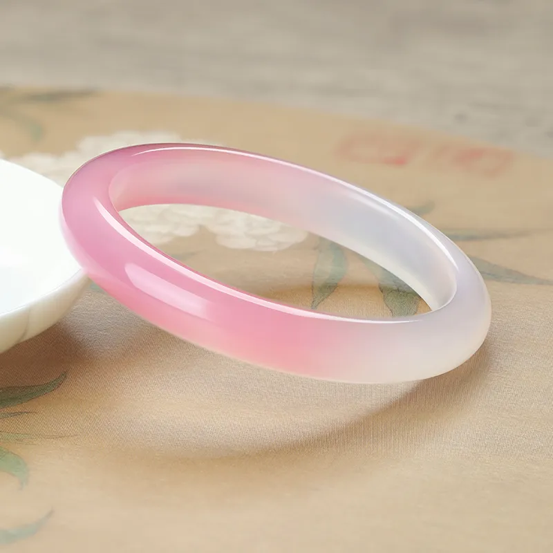 Central Fashion Chalcedony Jade Bangles Women's-2