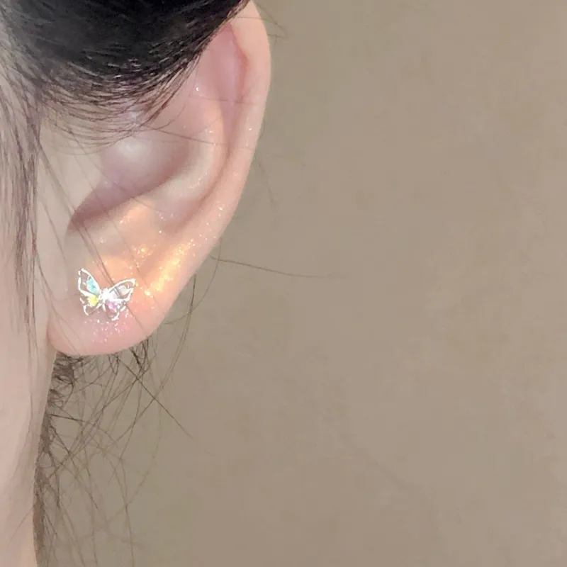 Central Fashion S925 Stud Earrings Women's-4