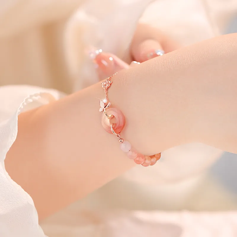 Central Fashion Chalcedony Bracelets Women's-5