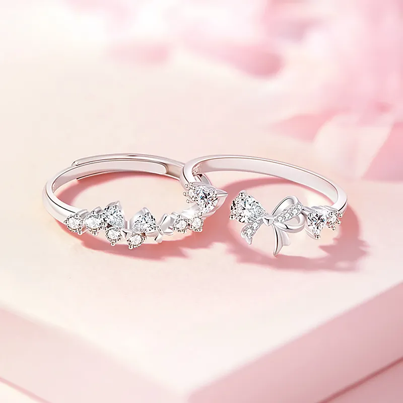 Central Fashion 925 Sterling Silver Rings Women's-22