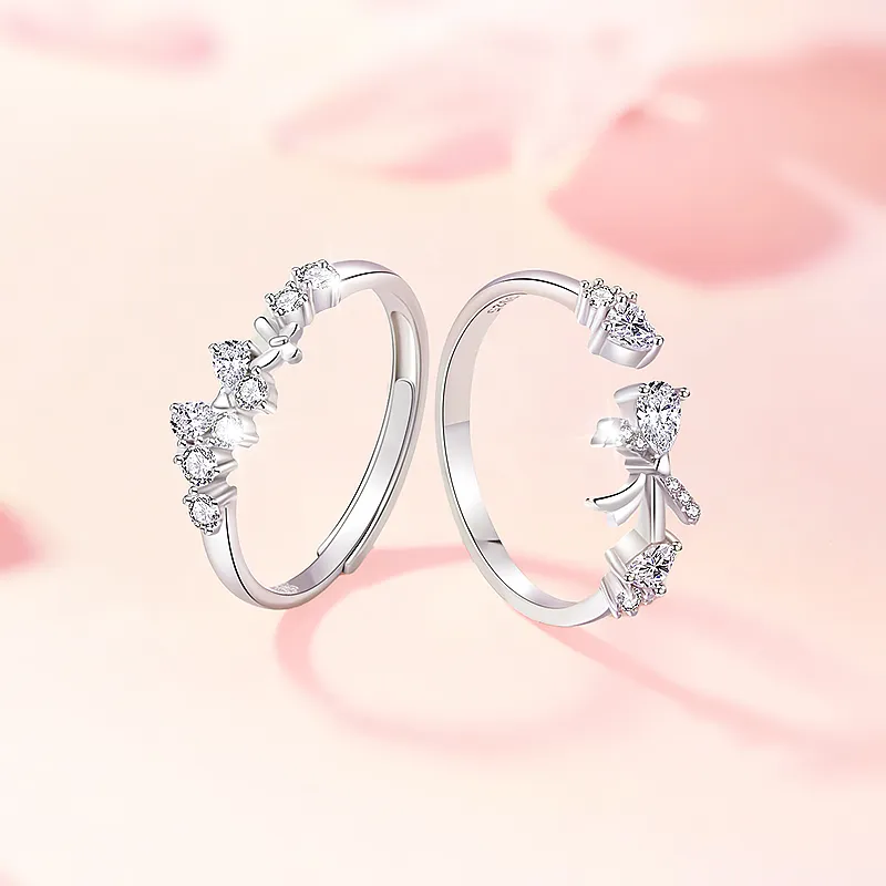 Central Fashion 925 Sterling Silver Rings Women's-12