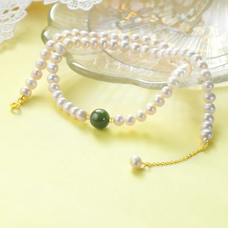 Central Fashion Pearl Necklaces Women's-1