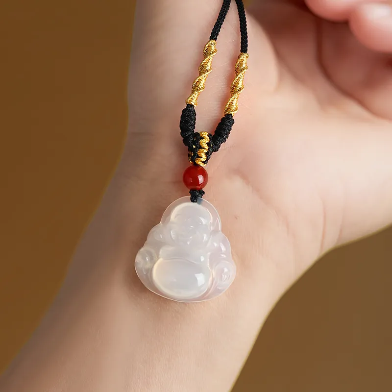 Central Fashion Chalcedony Necklaces Women's-5