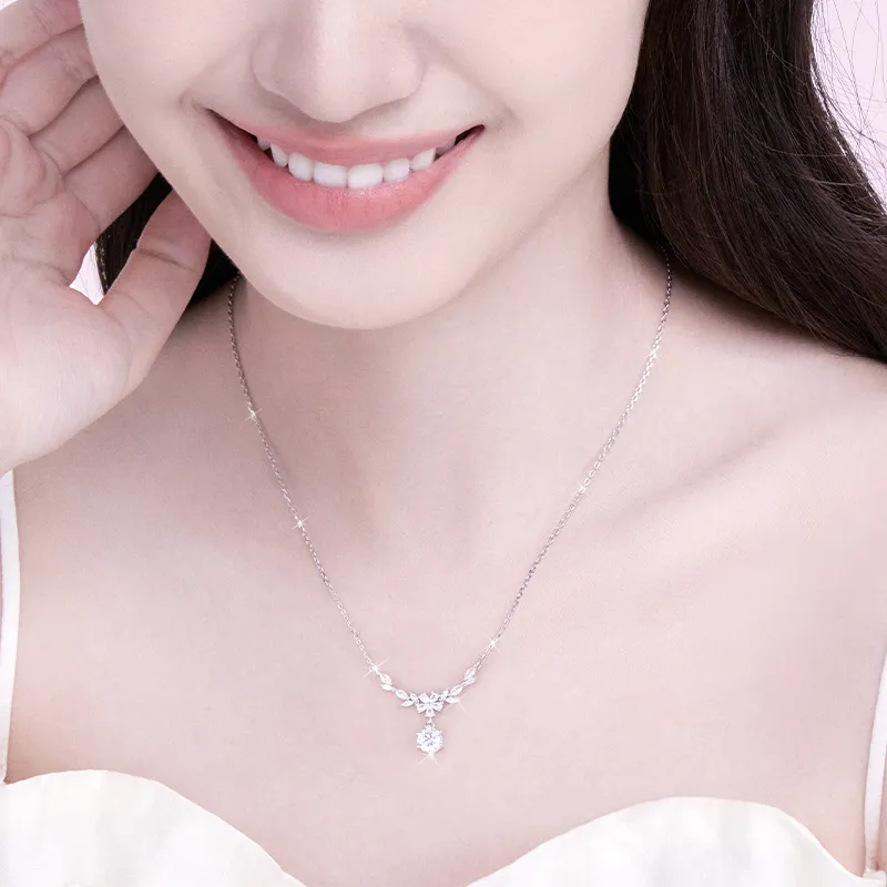 Central Fashion S925 Necklaces Women's-4