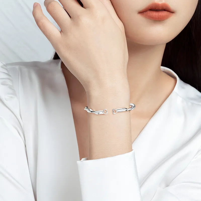 Central Fashion 999 Fine Silver Bangles Women's-3