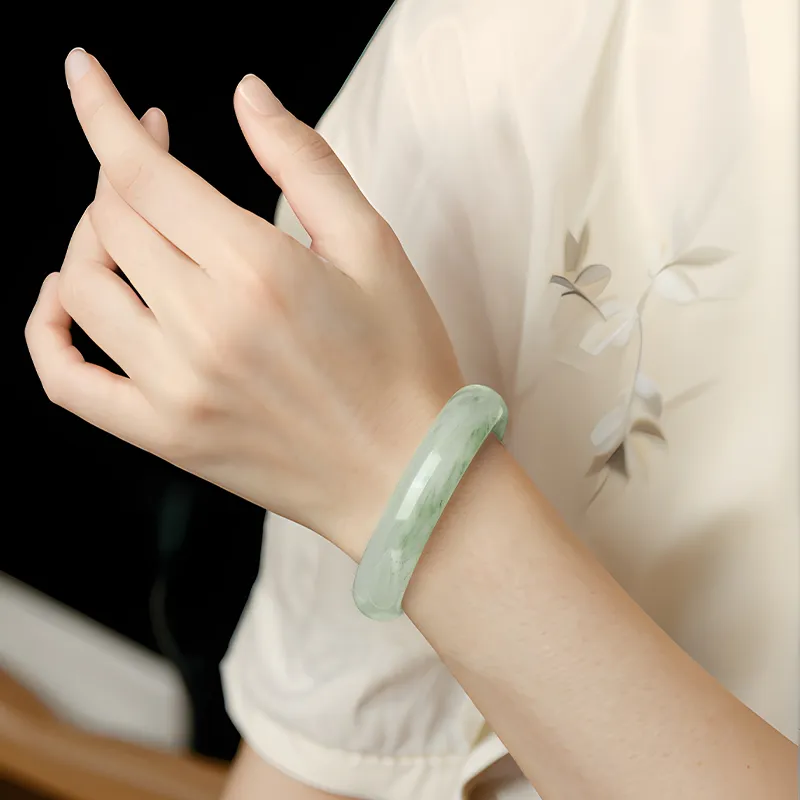 Central Fashion Tianshan Jade Bangles Women's-3