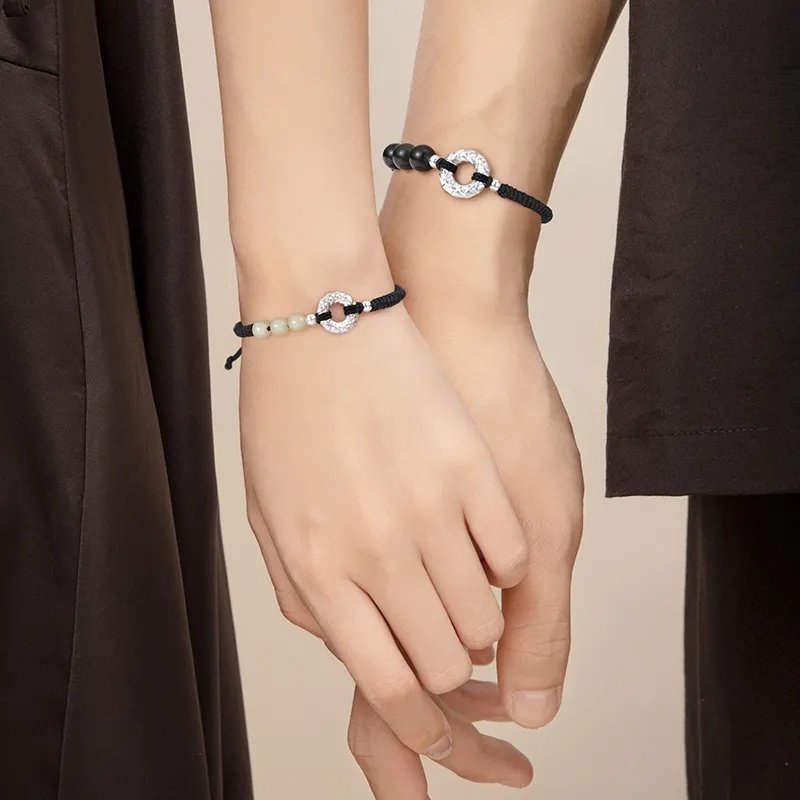 Central Fashion 999 Fine Silver Bracelets Men's-4