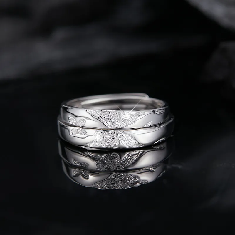 Central Fashion 925 Sterling Silver Rings Unisex-7