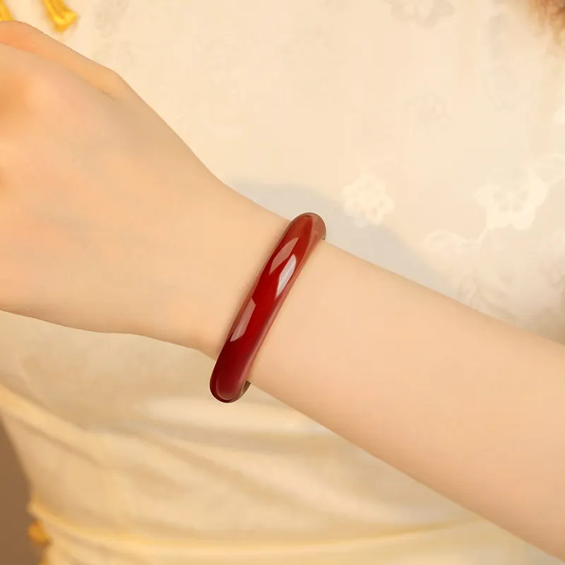Central Fashion Agate Bangles Women's-1