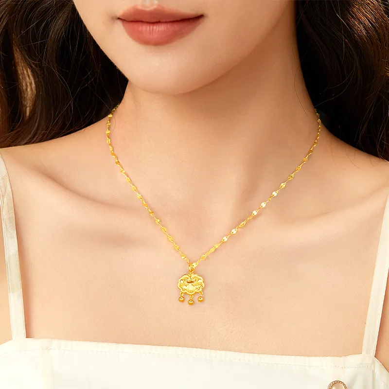 Central Fashion 999 Fine Silver Necklaces Women's-4