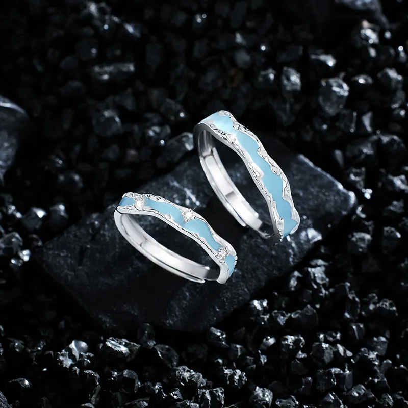 Central Fashion Silver 925 Rings Unisex-11