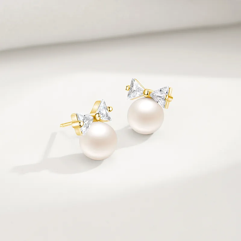 Central Fashion S925 Stud Earrings Women's-7