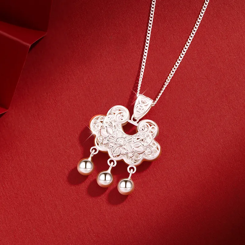 Central Fashion 999 Fine Silver Necklaces Women's-7