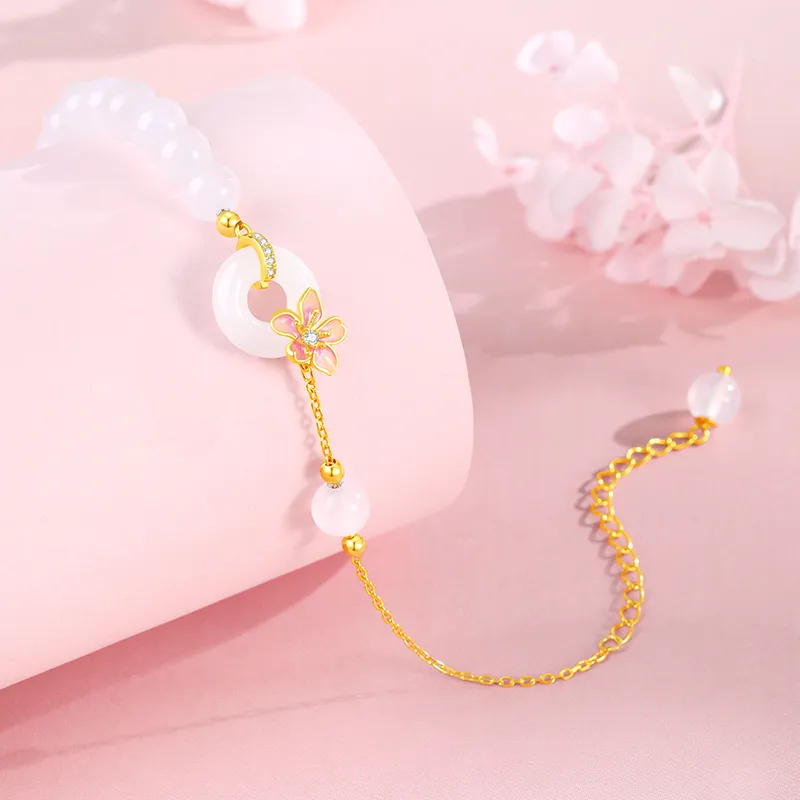 Central Fashion Chalcedony Bracelets Women's-2