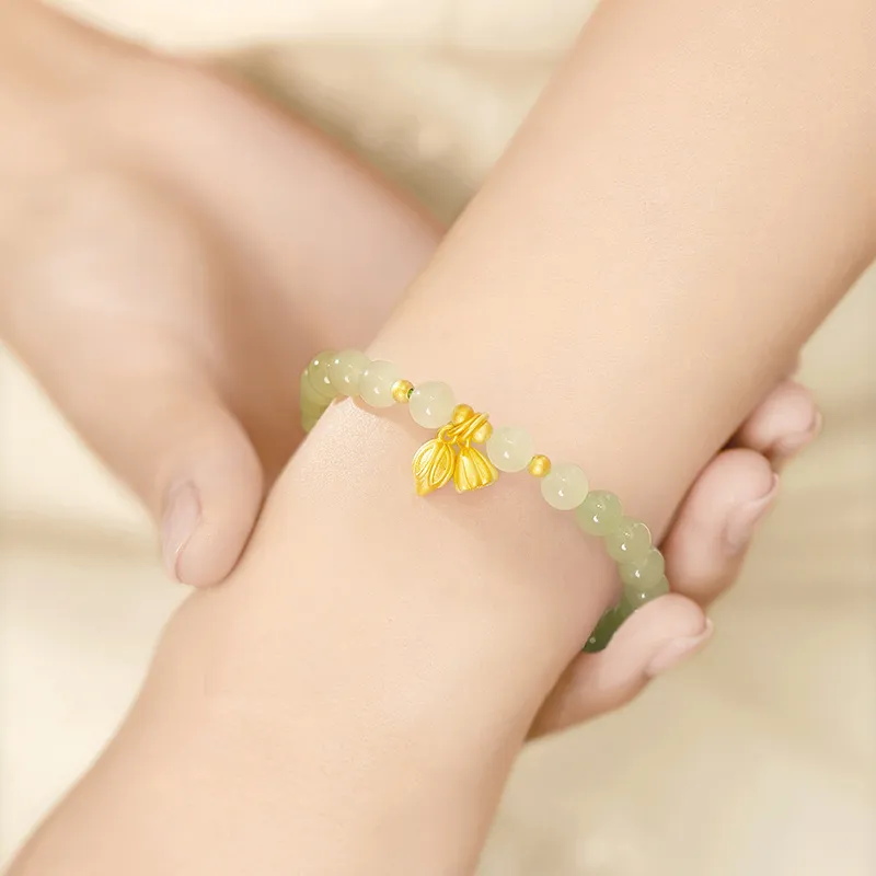Central Fashion Bracelets Green Jade Women's-3