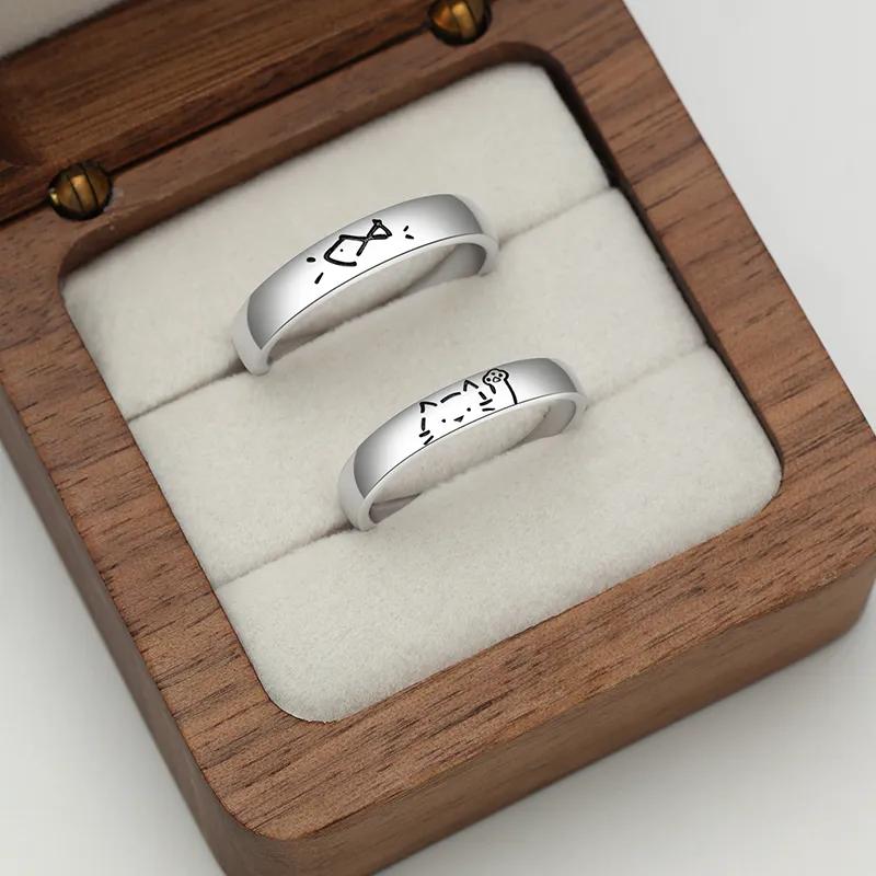 Central Fashion 999 Fine Silver Rings Women's-2