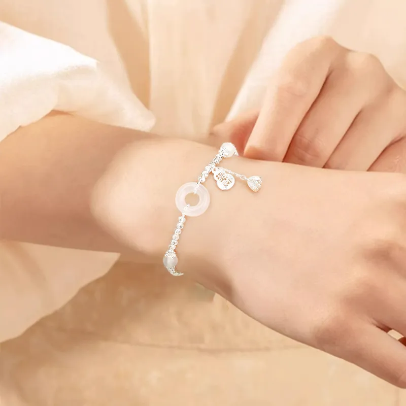 Central Fashion Chalcedony Bracelets Women's-3