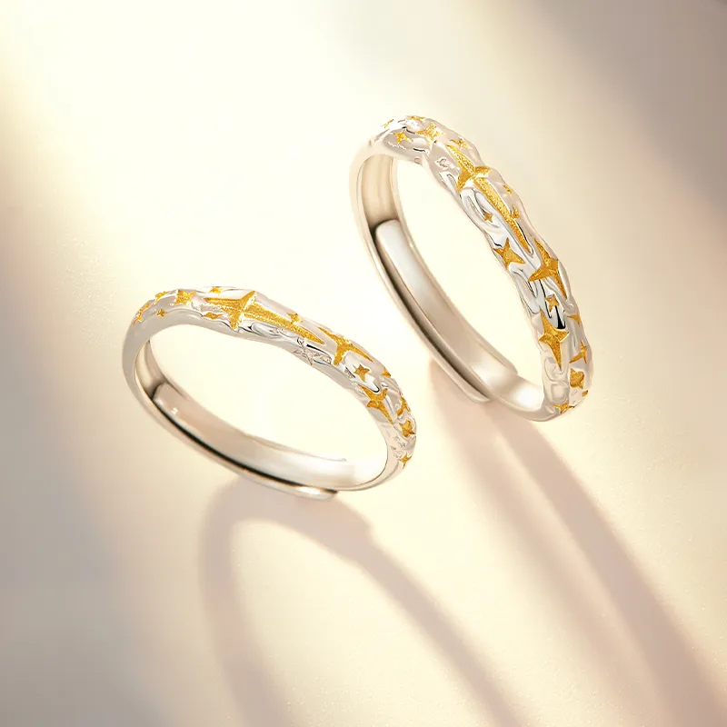 Central Fashion 925 Sterling Silver Rings Unisex-11