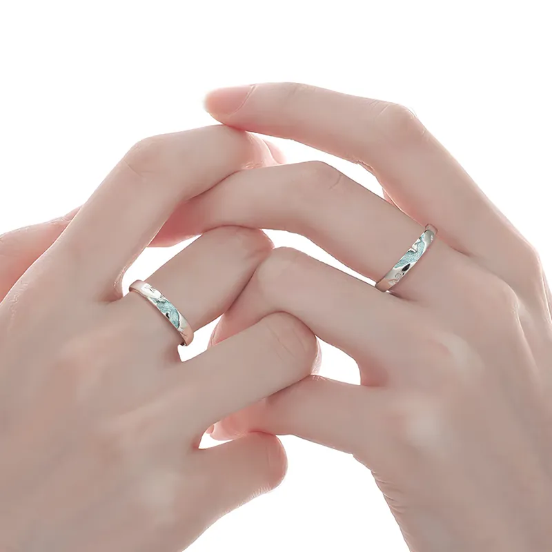 Central Fashion 925 Sterling Silver Rings Unisex-3