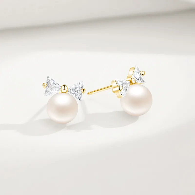 Central Fashion S925 Stud Earrings Women's-6
