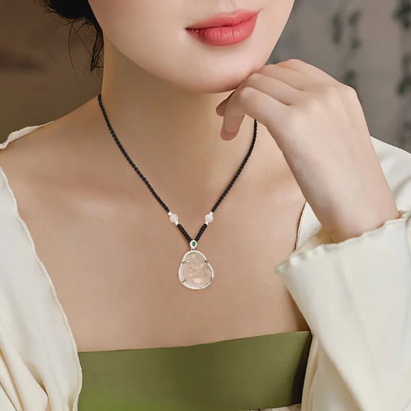 Central Fashion Chalcedony Necklaces Women's-10