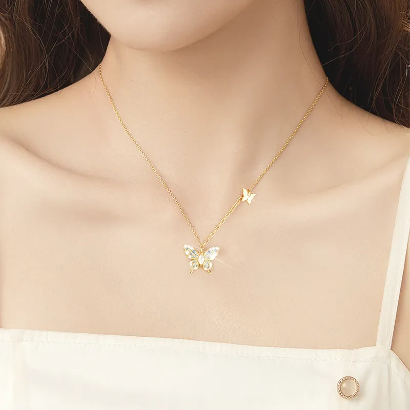 Central Fashion S925 Necklaces Women's-3