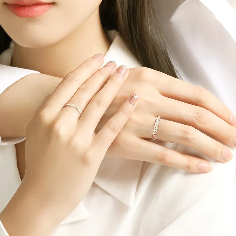 Central Fashion 925 Sterling Silver Rings Unisex-8