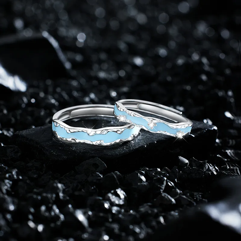 Central Fashion Silver 925 Rings Unisex-12