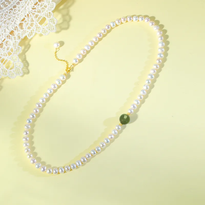 Central Fashion Pearl Necklaces Women's-3