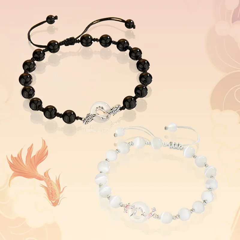 Central Fashion Chalcedony Bracelets Unisex-8