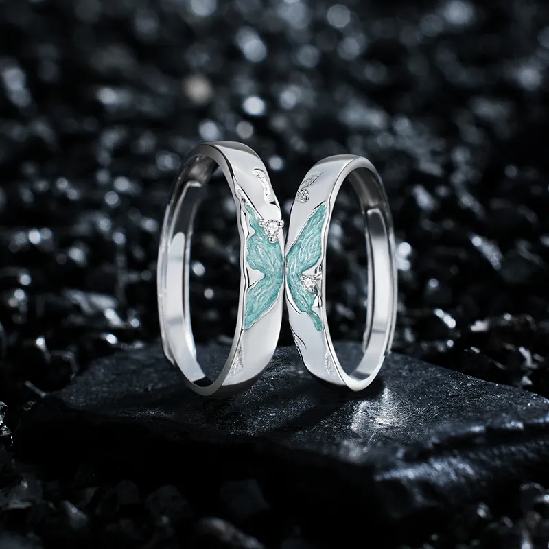 Central Fashion 925 Sterling Silver Rings Unisex-1
