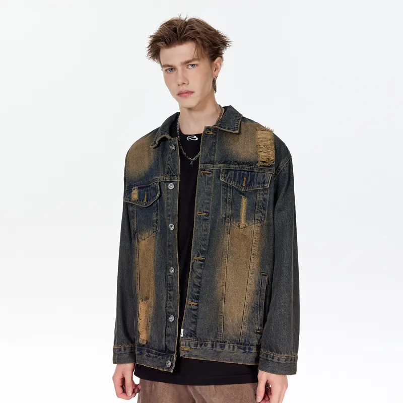 BING Jackets Coats Unisex Vintage Blue-3