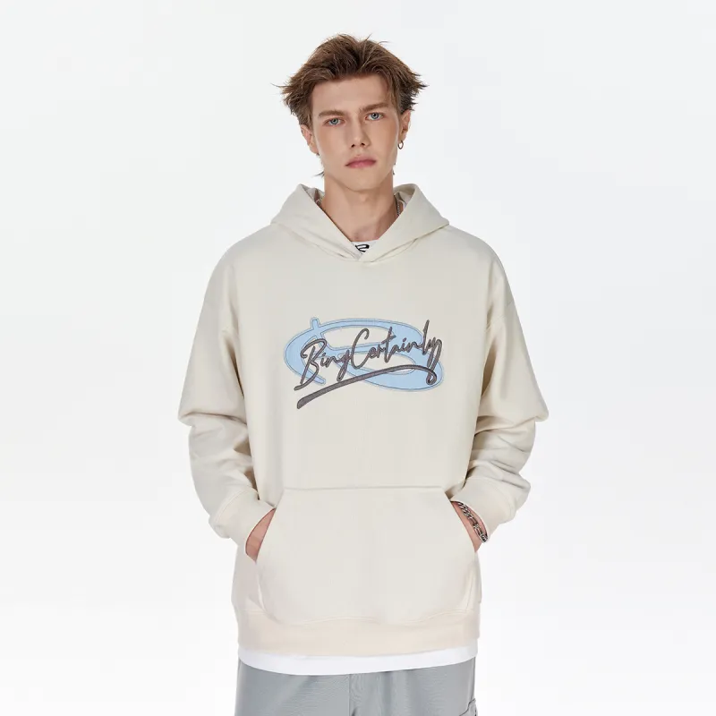 BING Sweatshirt Unisex Light Yellow Apricot-2